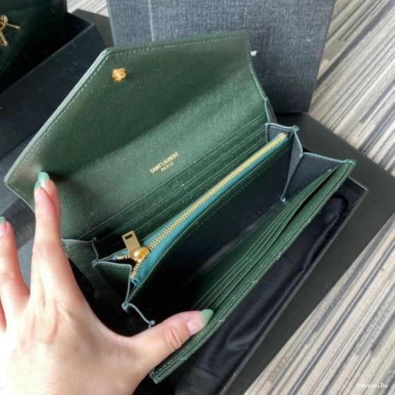 YSL FLAP MONOGRAM LARGE WALLET 0811